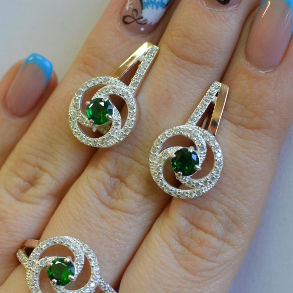 Серебряный набор