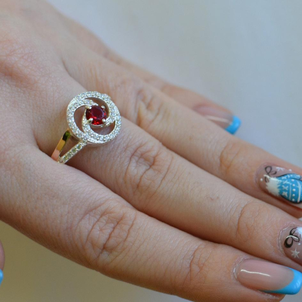 Срібна каблучка