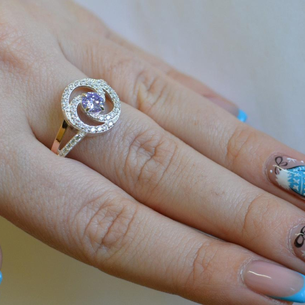 Срібна каблучка