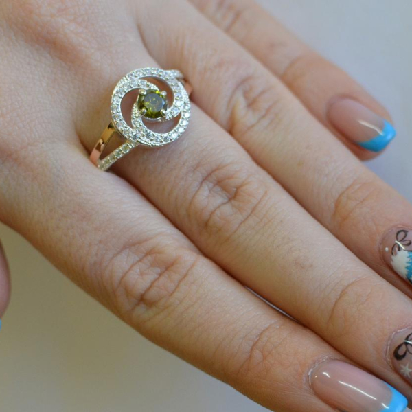 Срібна каблучка