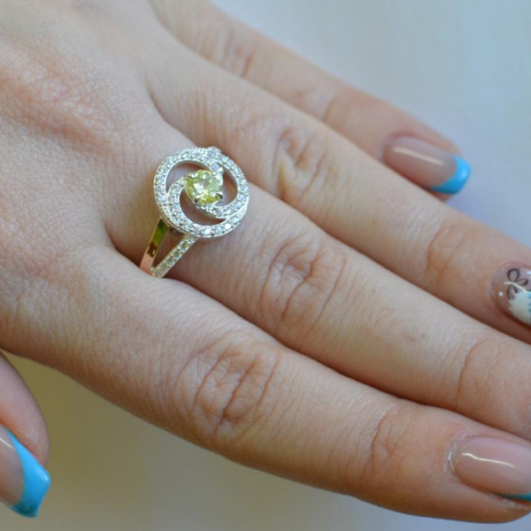 Срібна каблучка