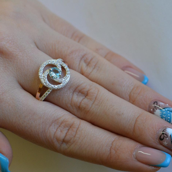 Срібна каблучка