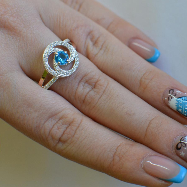 Срібна каблучка