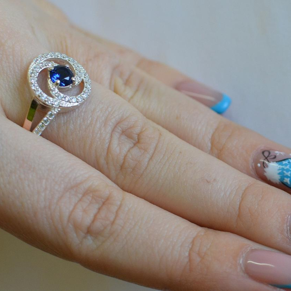 Срібна каблучка