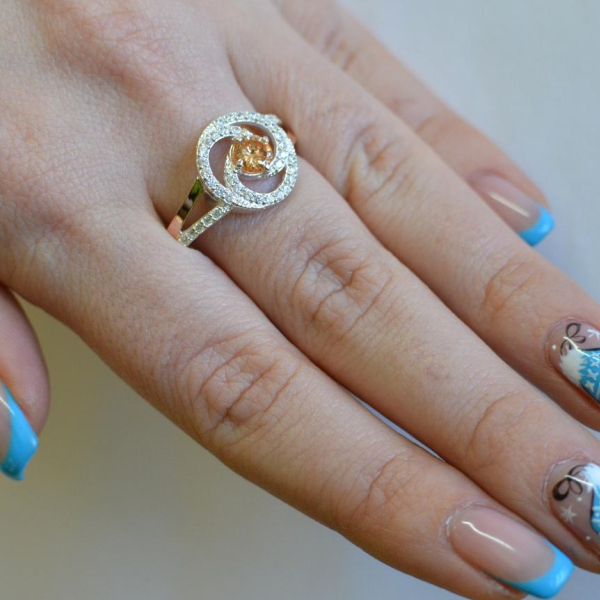 Срібна каблучка