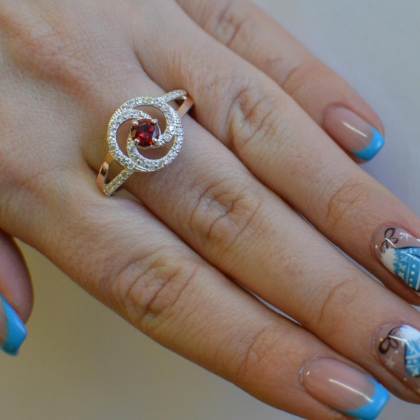 Срібна каблучка