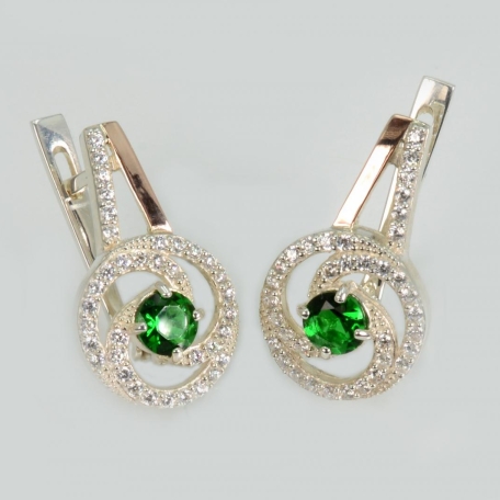 Срібні сережки