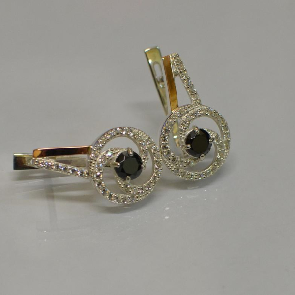 Серебряные серьги