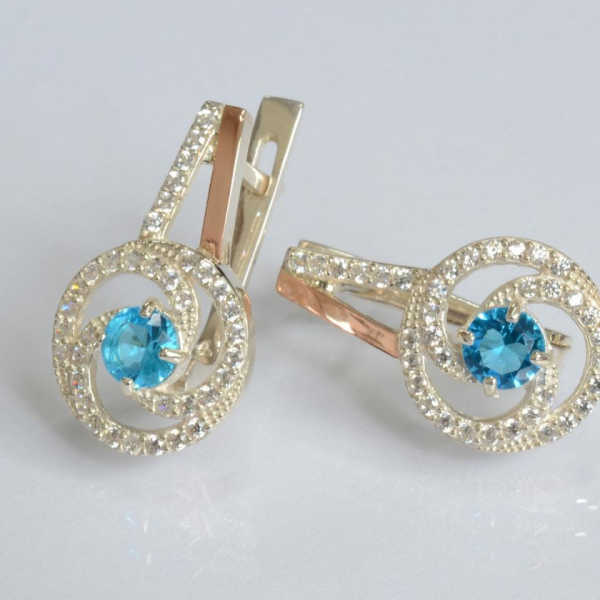 Серебряные серьги