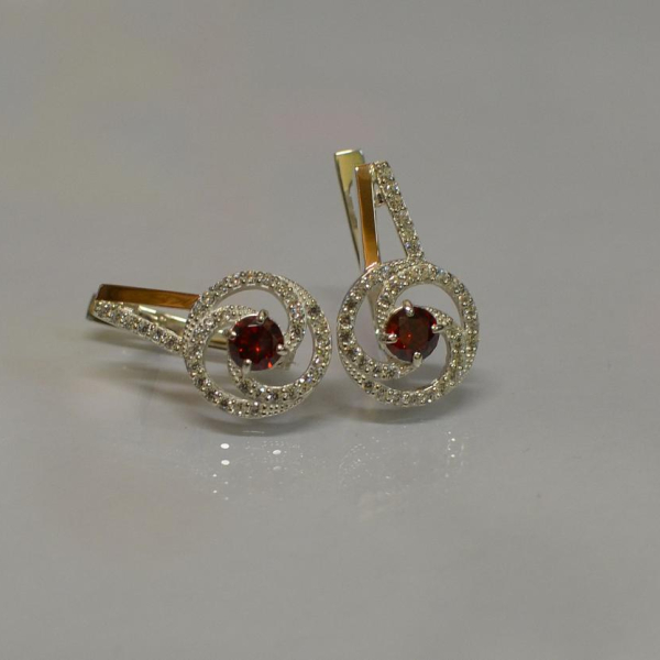 Серебряные серьги