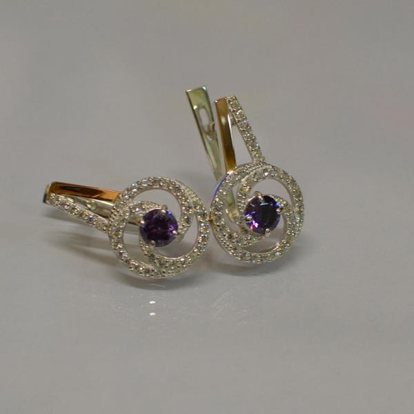 Серебряные серьги