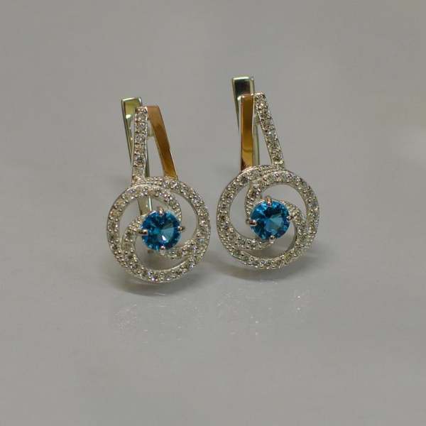 Серебряные серьги