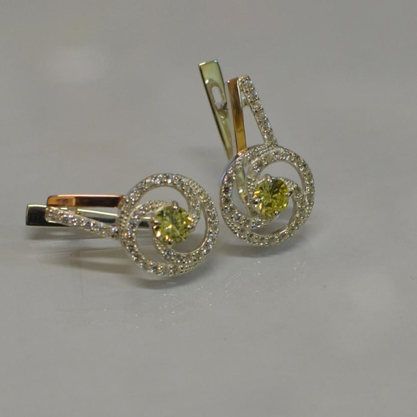 Серебряные серьги