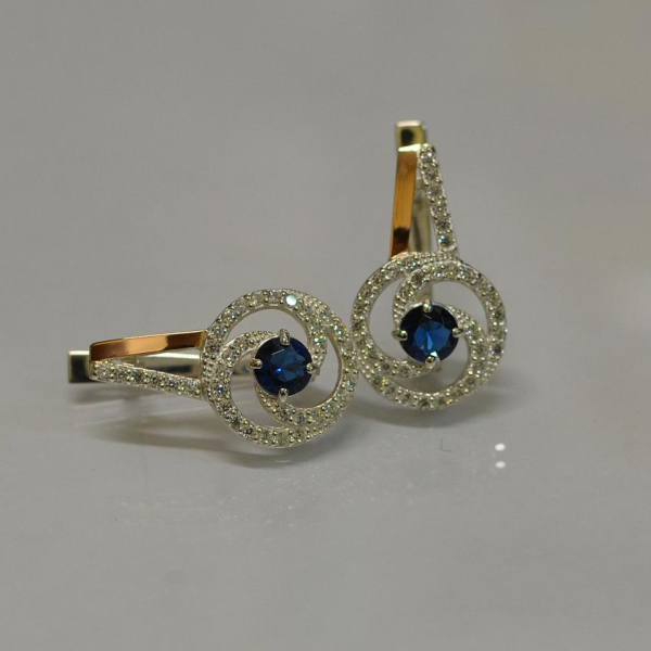 Серебряные серьги