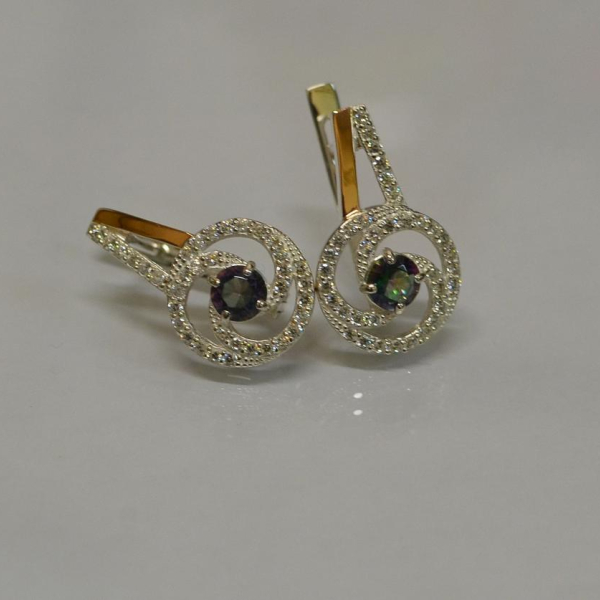 Серебряные серьги