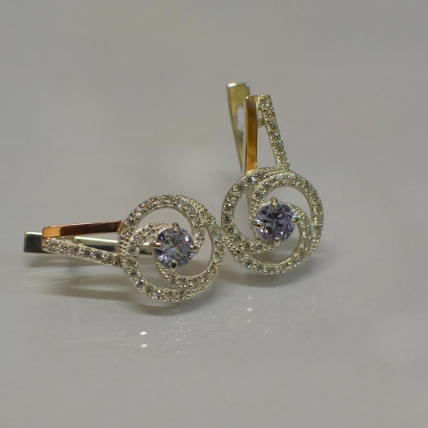 Серебряные серьги