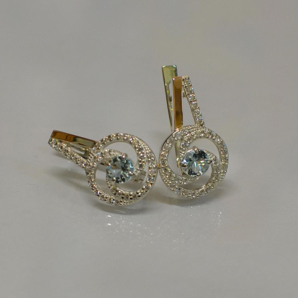 Серебряные серьги