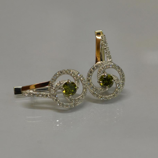 Серебряные серьги