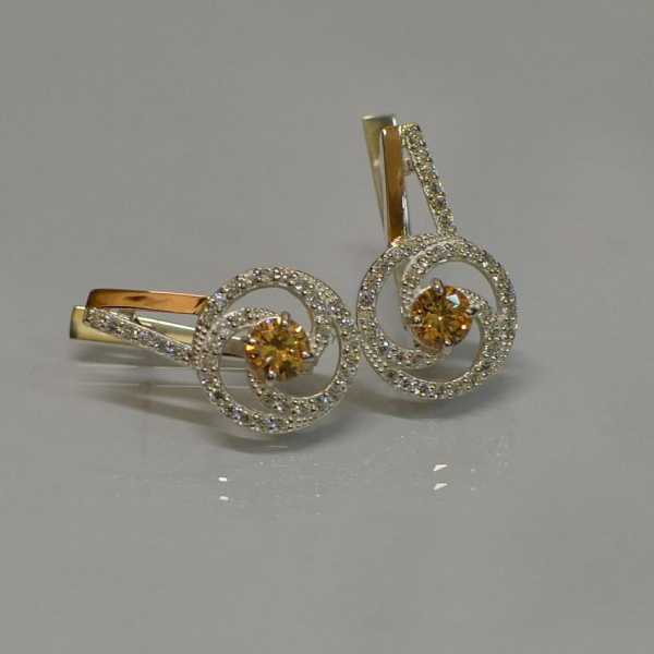 Серебряные серьги