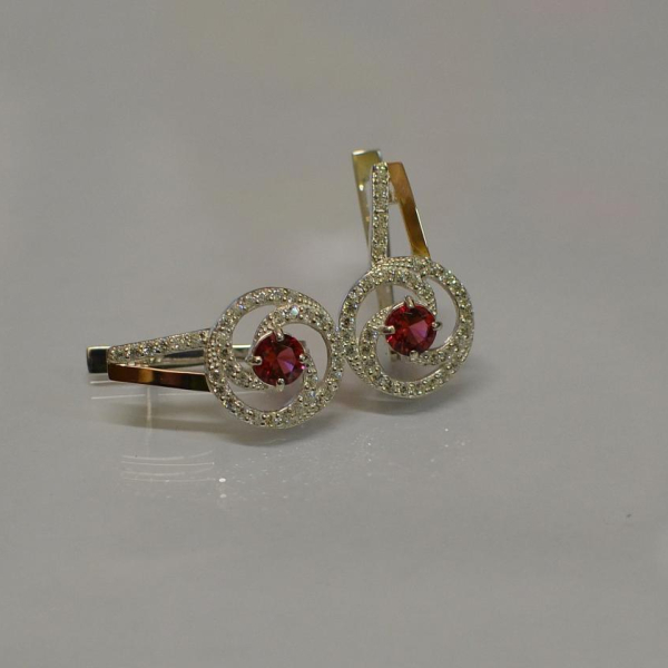 Серебряные серьги