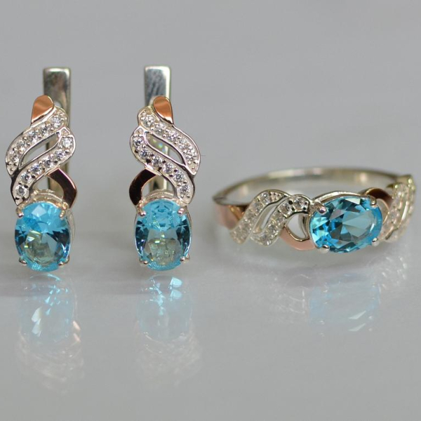 Срібний гарнітур