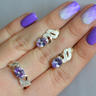 Срібний гарнітур