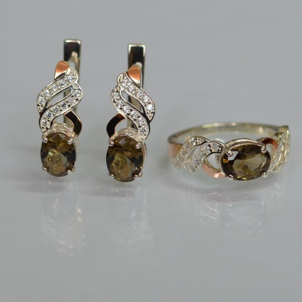 Срібний гарнітур