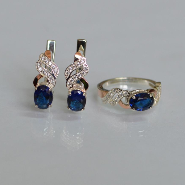 Срібний гарнітур