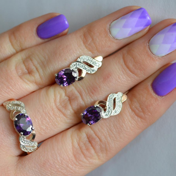 Срібний гарнітур