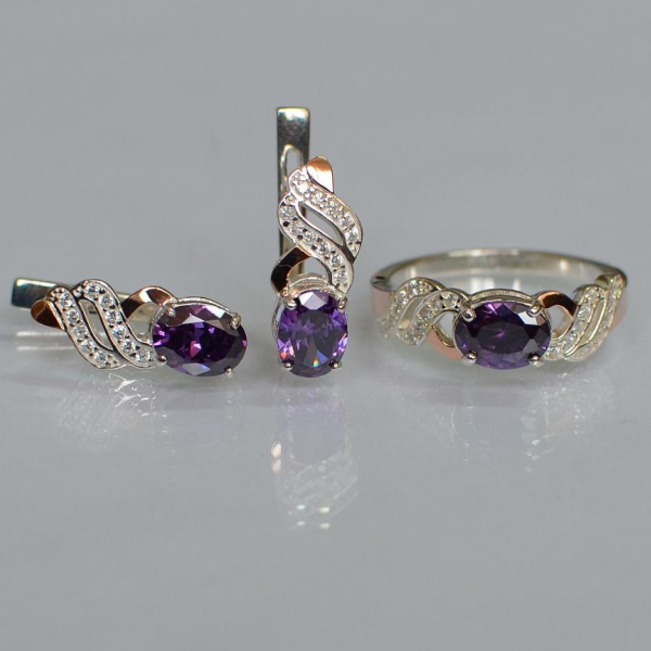 Срібний гарнітур