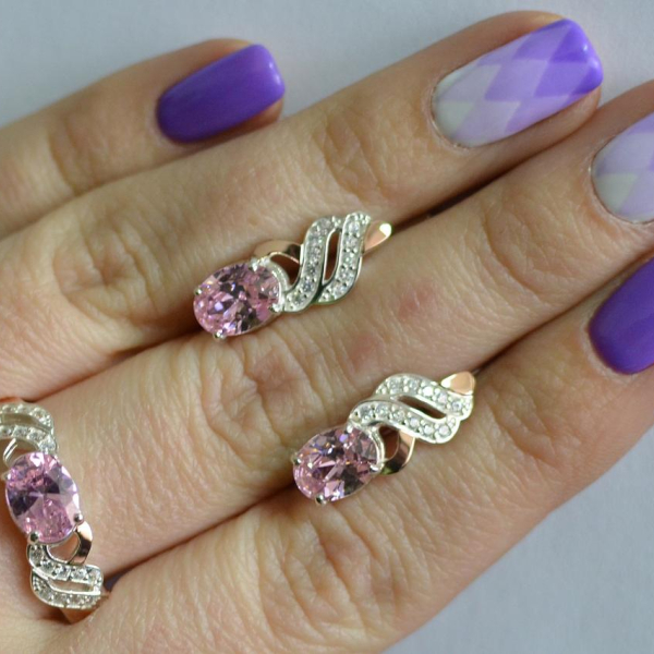 Срібний гарнітур