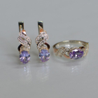 Срібний гарнітур