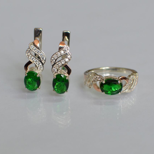 Срібний гарнітур