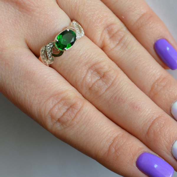 Срібна каблучка