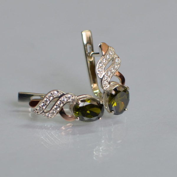 Срібні сережки