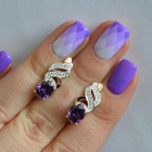 Срібні сережки