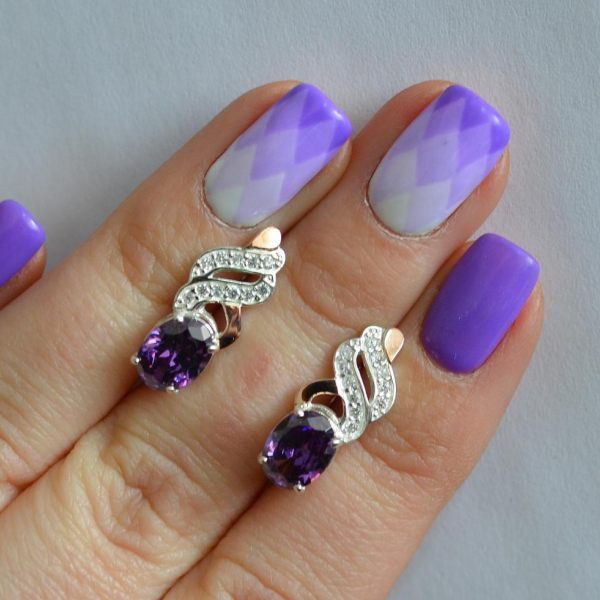 Срібні сережки