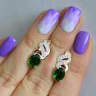 Срібні сережки