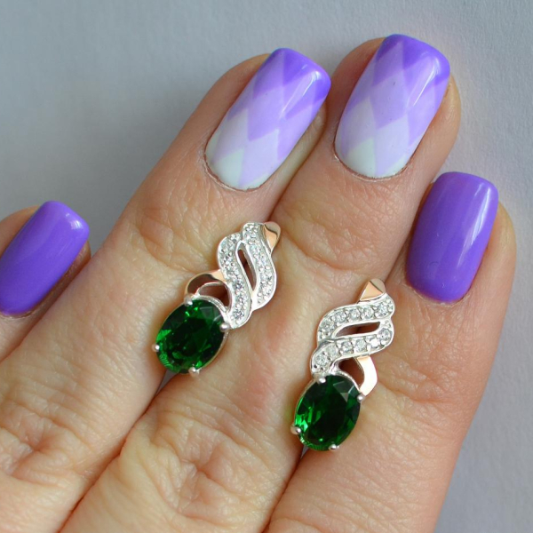 Срібні сережки