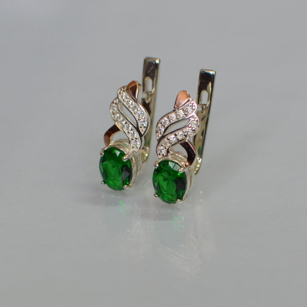 Срібні сережки