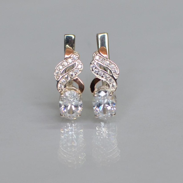 Срібні сережки