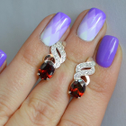 Срібні сережки