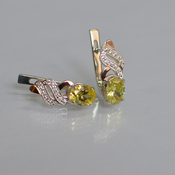 Срібні сережки