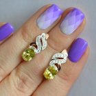 Срібні сережки