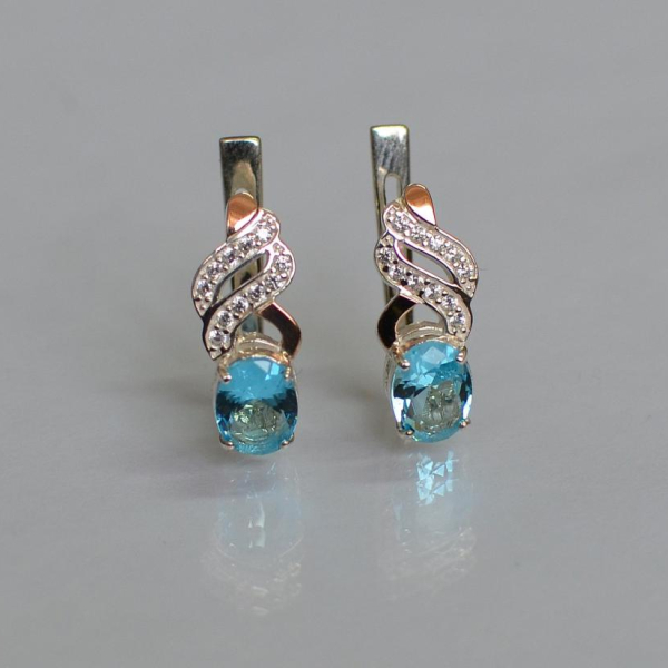 Срібні сережки