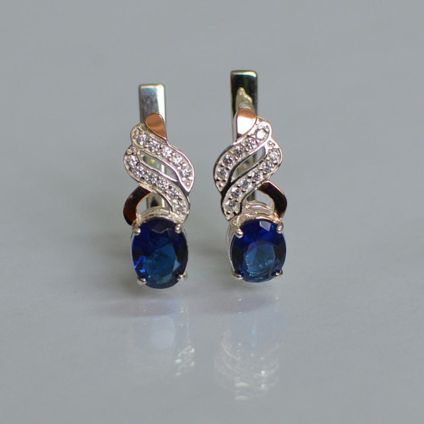 Срібні сережки