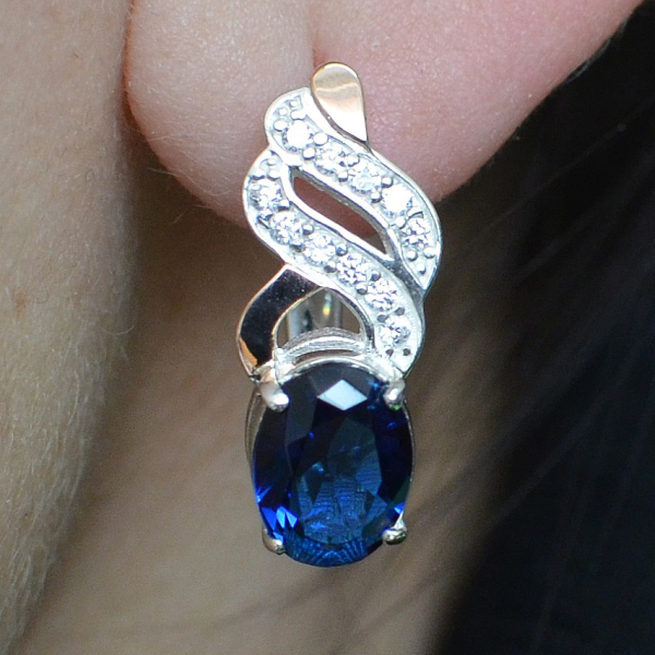 Срібні сережки