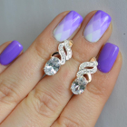 Срібні сережки