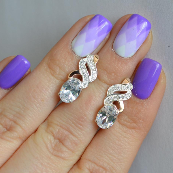 Срібні сережки