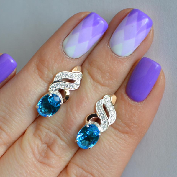 Срібні сережки